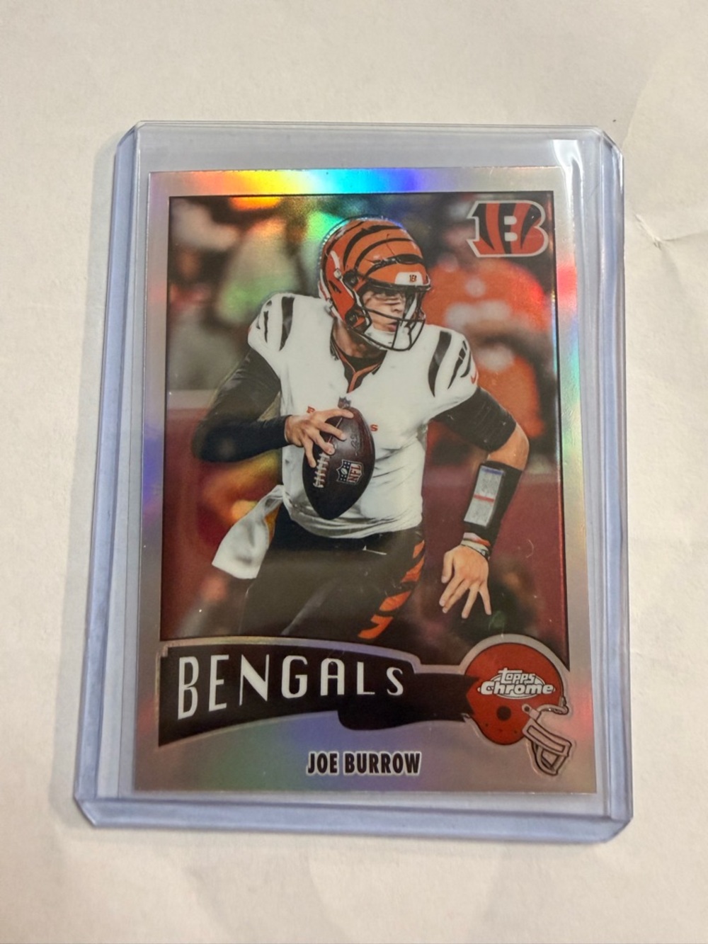 🔥Topps Chrome #1975-7 Joe Burrow 1975 Retro Refractor